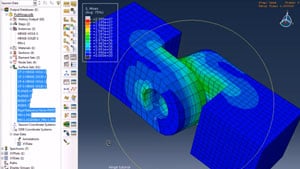 abaqus-cae-hinge-demo