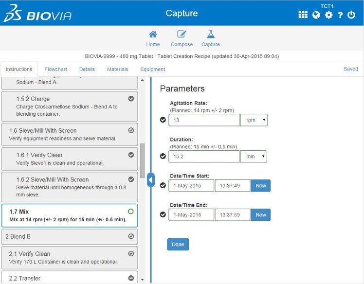 BIOVIA Procedure Execution BIOVIA Procedure Execution